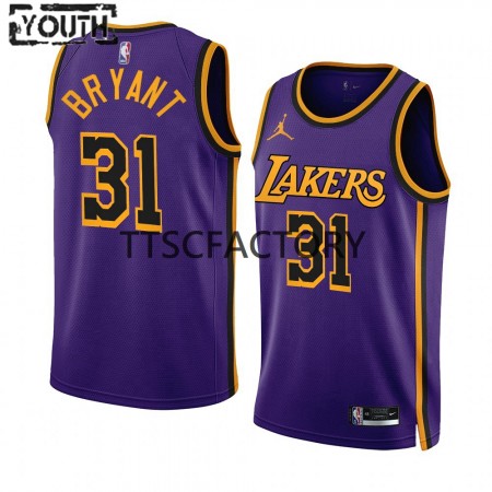 Maillot Basket Los Angeles Lakers Thomas Bryant 31 Jordan 2022-23 Statement Edition Violet Swingman - Enfant